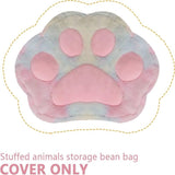 Cat's Paw Bean Bag Chair Without Filling Pink Contemporary