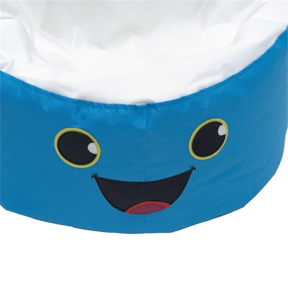 Blue and White Whale Kids Bean Bag