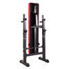 Folding Weight Bench With Rack Adjustable Lifting Strength Training