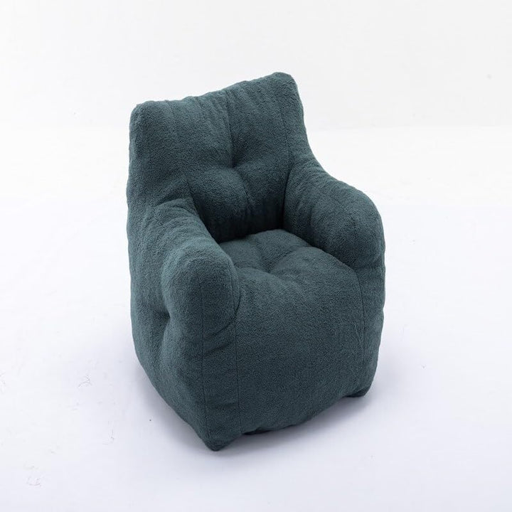 Soft Cotton Linen Fabric Bean Bag Chair Filled with Memory Sponge