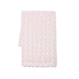 3 Stories Trading Company Curly Rosette Plush Baby Blanket