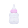 Set of 6 Pink Plastic Baby Milk Bottle Piggy Bank Shower Party Candy