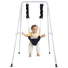 Baby Jumper with Stand for Toddler Double Spring White