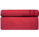 Deep Pocket Soft Microfiber 4-piece Solid Color Bed Sheet Set