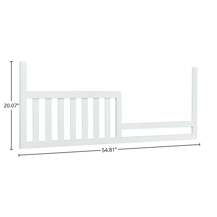 Youth 55" Wide Toddler Guardrail Sea Shell Off/White Casual