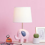 17'' Children Elephant Table Lamp Pink Modern Contemporary Traditional