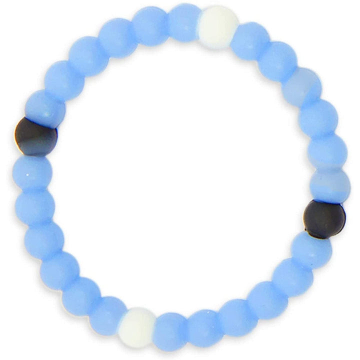 Rubber Beaded Bracelets Girl Jewelry for Women Men Kids Teens (8 Pack)