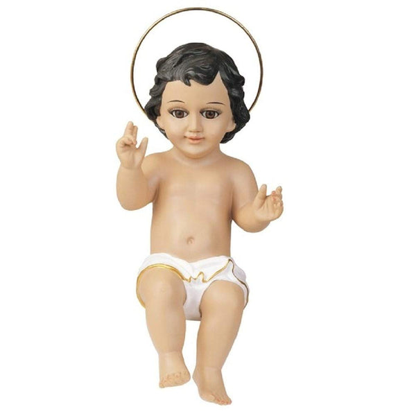 16" h Baby Jesus Statue Holy Figurine Religious Decoration Beige Polyresin