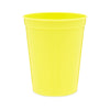 16oz Yellow Plastic Stadium Cups For Birthday rty Baby Shower (24