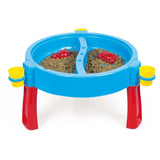 Dolu : 3-in-1 Activity Sand & Water Play Table - Blue & Red - Indoor &