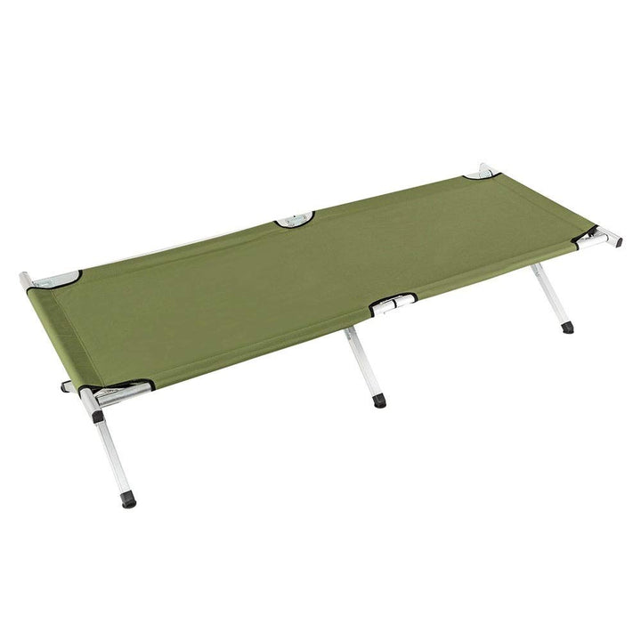 Outdoor Portable Folding Camping Cot with Carrying Bag Army Green Includes Carry