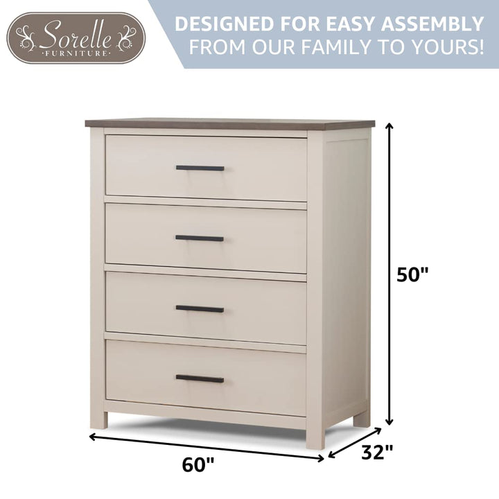 Sorelle Furniture Westley Baby Dresser - Dresser for Nursery Kids