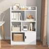 Bookshelf with 6 ompartments Kids Bookcase Freestanding Shelves and