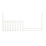 54" Modern Wide Toddler Rail White Contemporary Wood