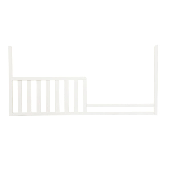 54" Modern Wide Toddler Rail White Contemporary Wood