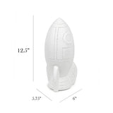 imple Designs LT2095-WWhite pace Astronaut Kids Room Porcelain Fun