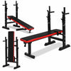 Adjustable Weight Bench With Lbs. Black Red