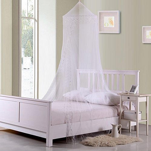 Sheer Galaxy Collapsible Hoop Kids Bed Canopy