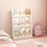 3 Tier Kids Book Shelf Helps Keep Bedrooms Playrooms White Modern