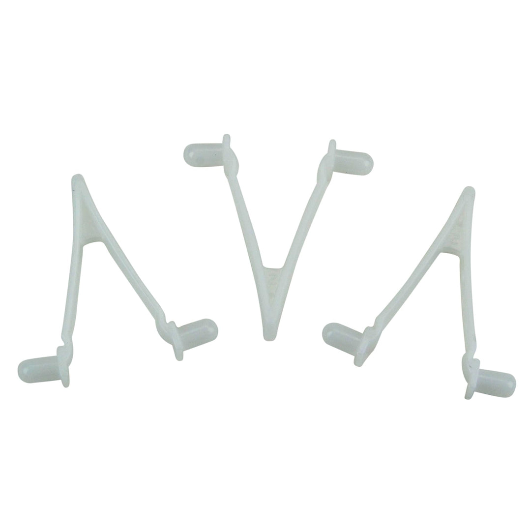 Set of 3 White Hydrotools Butterfly Snap-in Clips Swimming Pool