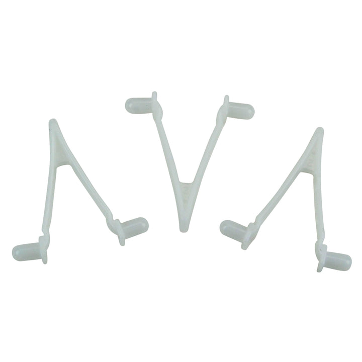 Set of 3 White Hydrotools Butterfly Snap-in Clips Swimming Pool