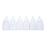 Set of 36 Pcs White Plastic Baby Milk Bottle Shower Party Candy Holder