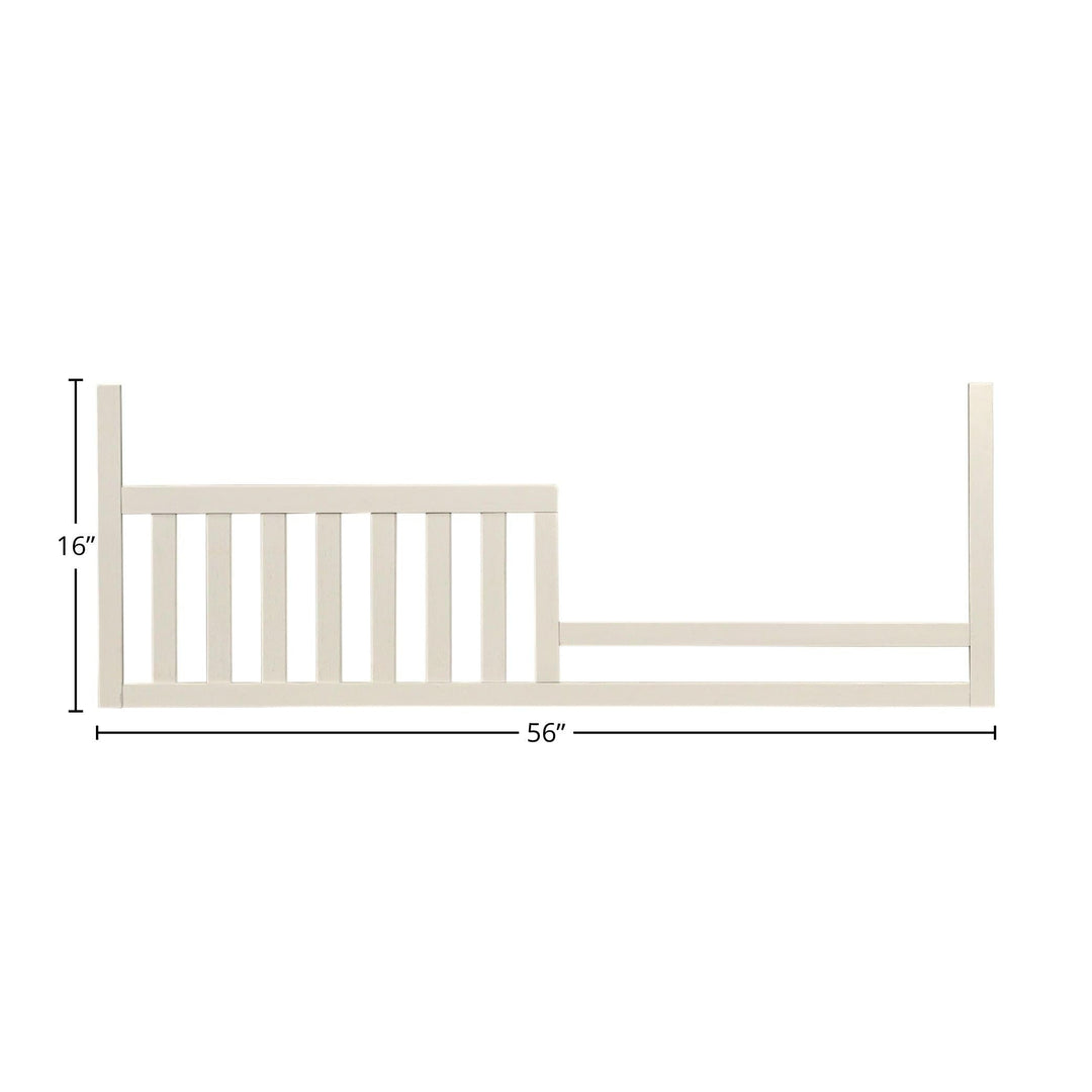 56" Wide Toddler Rail Assembly Chalk White