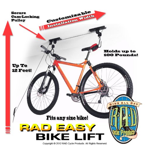 RAD Sportz Bicycle Hoist Quality Garage Storage Bike Lift with 100