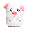 Silicone Tap Color Changing Animal Led Night Light Remote - Piggy 3.5 X 3.3 4.5" Multi Plastic White Bulbs Included