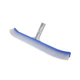 18" Blue Standard Curve Wall Brush with Back Support