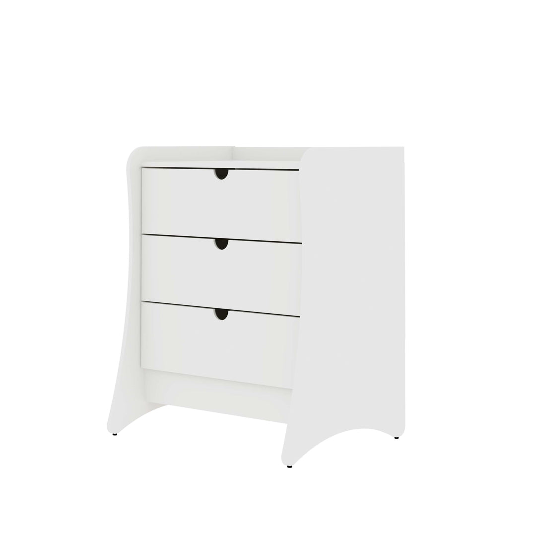 Manhattan Comfort Coney 3 Drawer Dresser for Bedroom Closet