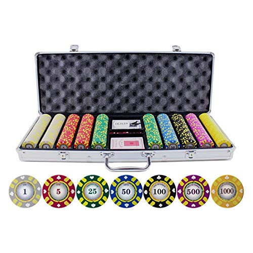 Stripe Suited V2 Clay Poker Chips Set - Multi