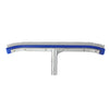 18" Blue Standard Curve Wall Brush with Back Support