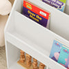 Children Kids Bookcase Storage Display Rack Organizer Holder White