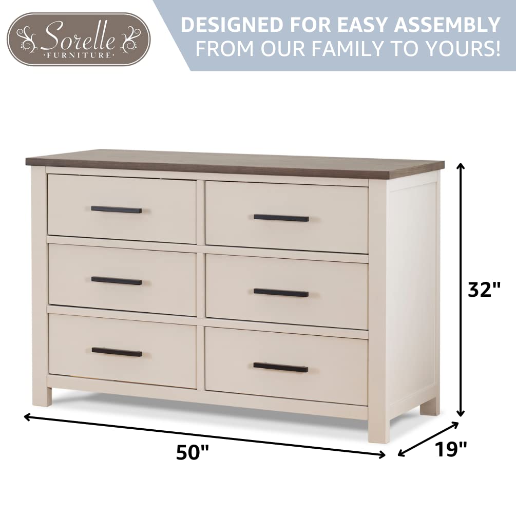 Sorelle Furniture Westley Baby Dresser - Dresser for Nursery Kids