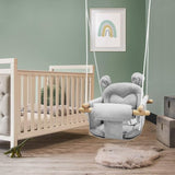 Outdoor and Indoor Canvas Baby Swing Grey