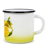 33.8-oz Lemons Mug Red