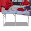 60 X 30in Portable Mid-Size Table Tennis Game Set with Racket