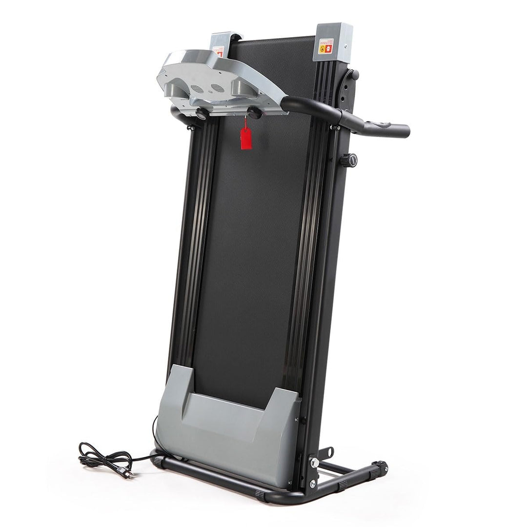 Multifunctional 3inch LCD Screen Foldable Treadmill Gray Grey