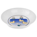 Ducklings Porcelain Kids Dinnerware Set Of 3 Multi Color Round 4 Piece