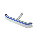 18" Blue Standard Curve Wall Brush with Back Support Plastic