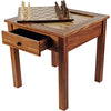 Wood 3-in-1 Chess/Backgammon Table