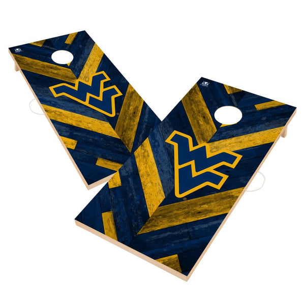 Victory Tailgate West Virginia University Mountaineers | 2x4 Solid Wood Cornhole