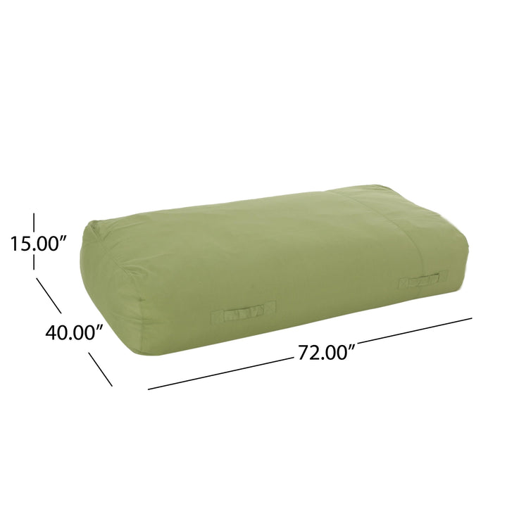 Lounger Bean Bag with Fabric for Dining Room Bedroom Etc Green