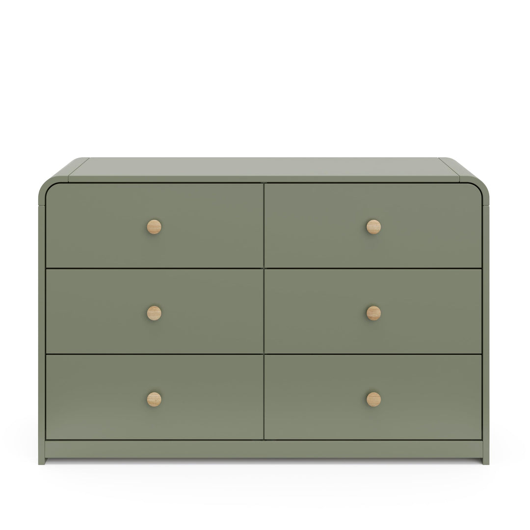 Storkcraft Santos 6 Drawer Dresser (Black) Dresser for Nursery