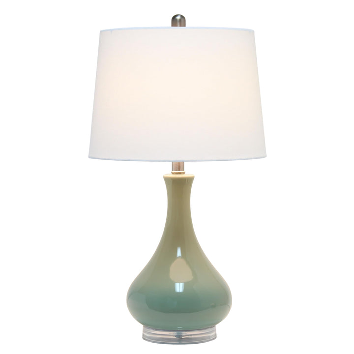 Elegant esigns LT3312-SGE 26.25" Polished Contemporary Ceramic Tear