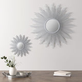 Sunburst Wall Mirror 29.5" d