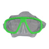 5.5" Lime Green Recreational Swim Mask with Adjustable Strap for Kids