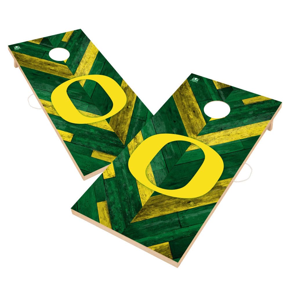 University of Oregon Ducks | 2x4 Solid Wood Cornhole