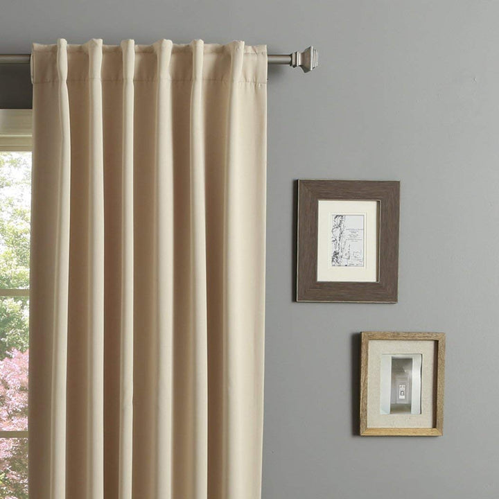 Aurora Home Insulated Thermal 63-inch Blackout Curtain Panel Pair